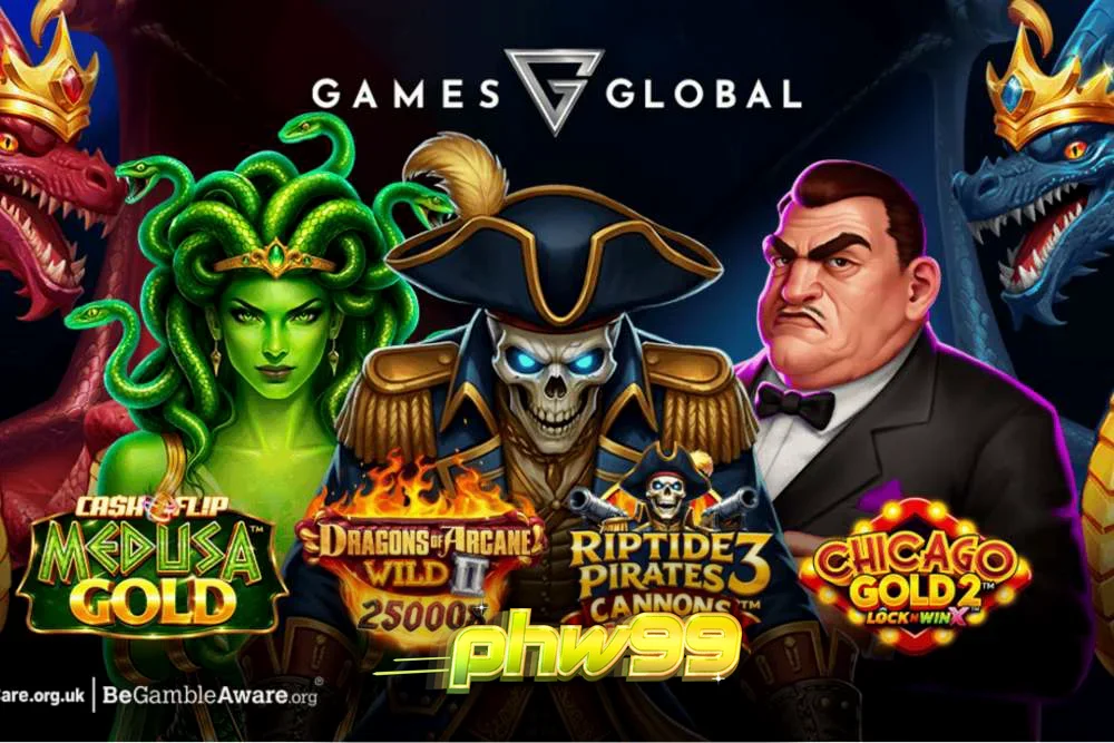 Tampilan visual dari jajaran game slot terbaru Games Global